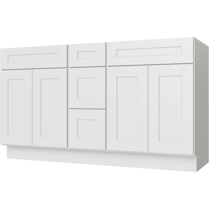 FA6021D vanity in Dove White Shaker