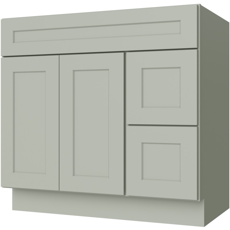 FA3621DL vanity in Sage Green Shaker