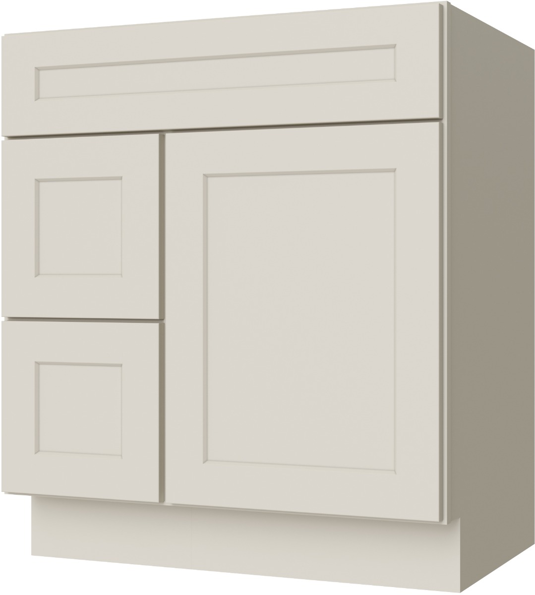 FA3021DL vanity in Sandy Mirage Shaker