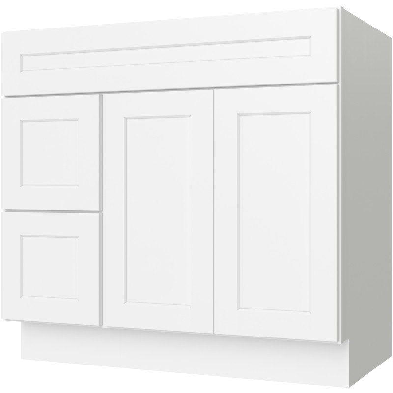 FA3621DR vanity in Weston Shaker