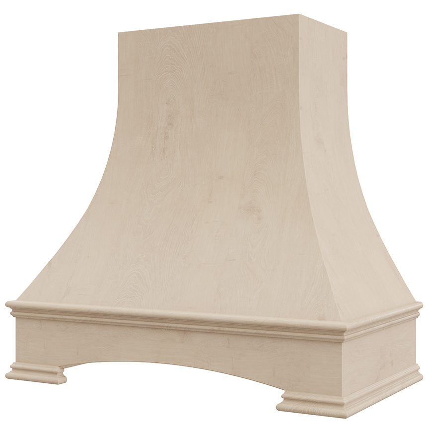 Curved with Arched Apron range hood