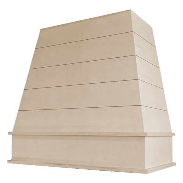 Tapered with Shiplap range hood