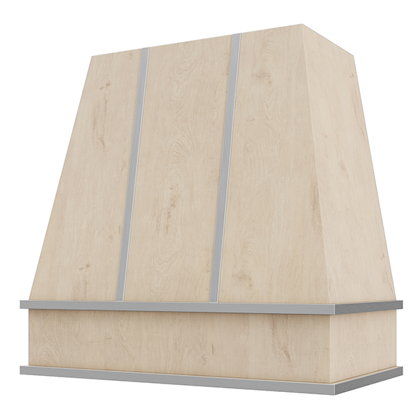 Tapered with Steel Strapping range hood