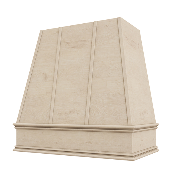 Tapered with Strapping range hood