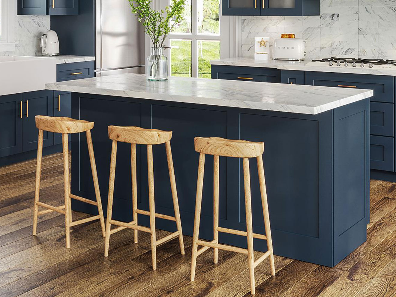 Aria Blue kitchen, view 4