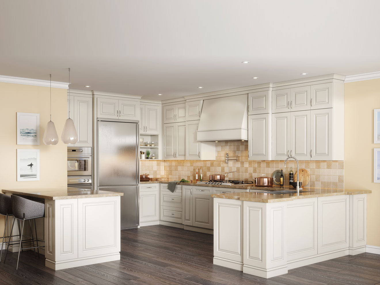 Finished kitchen detail