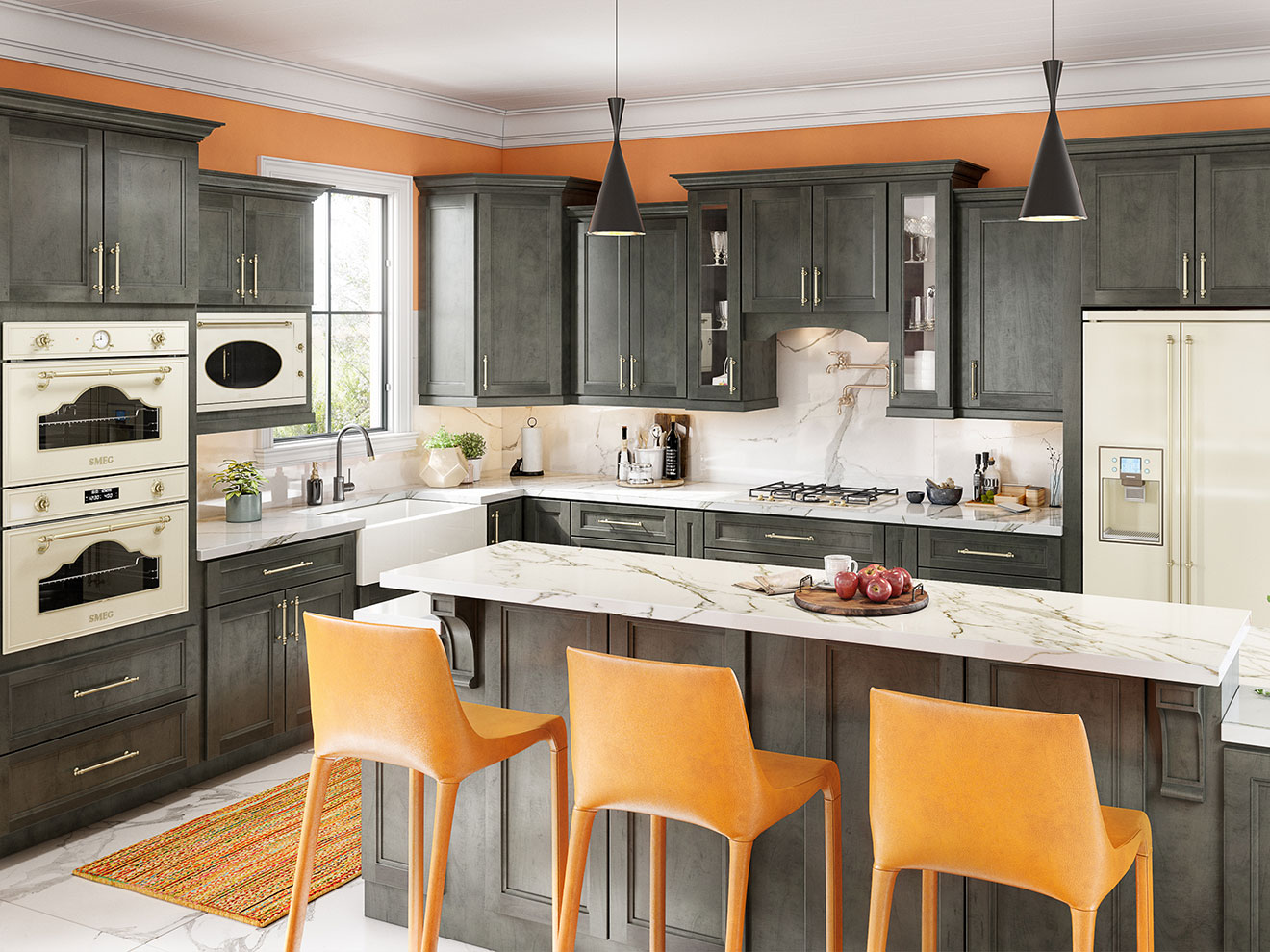 Smoky Gray cabinetry