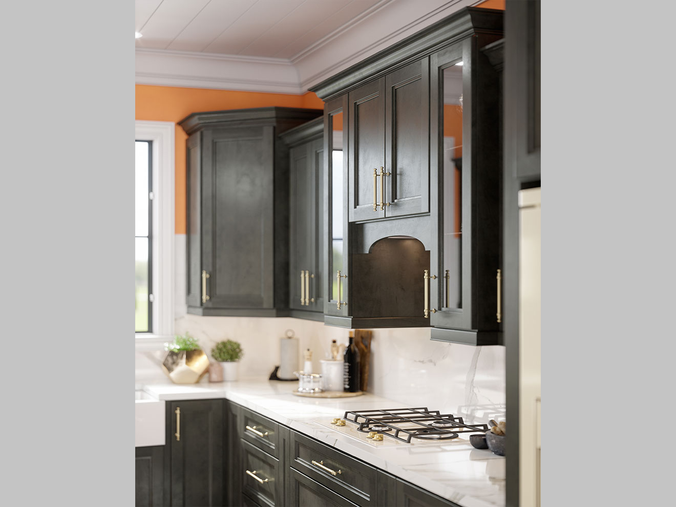Smoky Gray cabinetry