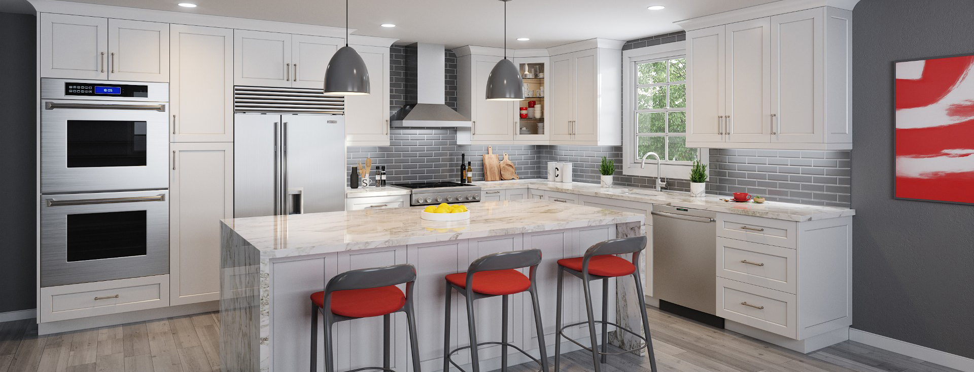 Weston Shaker kitchen cabinetry